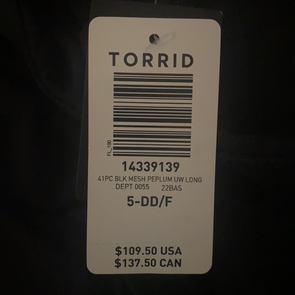 NWT Black mesh peplum long length swim dress!! - Picture 4 of 4